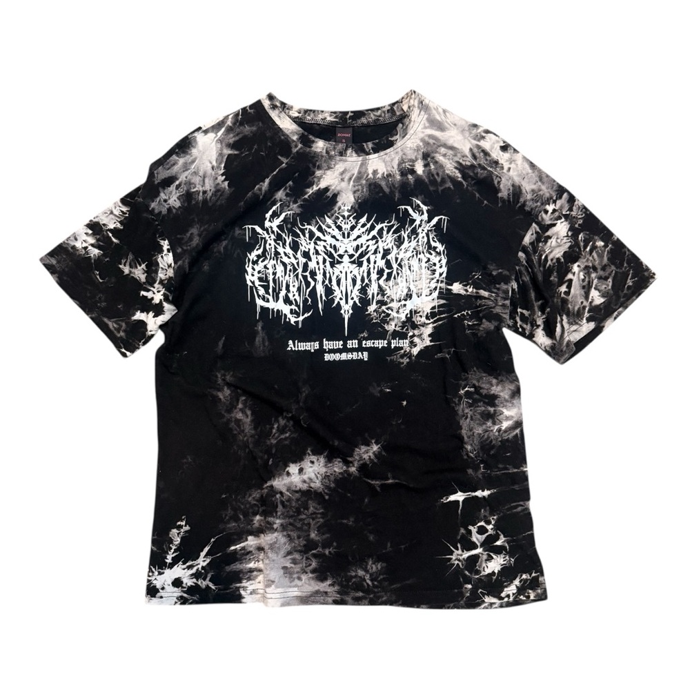 Heavy metal script shirt